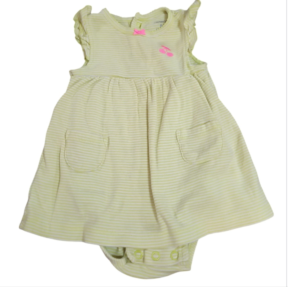 Size 6  months baby girls summer onesie dress